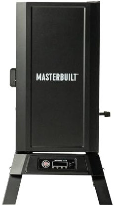 Masterbuilt 710 WiFi Digital Smoker, Vertical Design, 711 Cooking Sq. Inches, 4 Chrome Coated Smoking Racks, Wood Chip Loader, Electric Fuel Source to Plug in and Start Cooking, Black Model MB20072124
