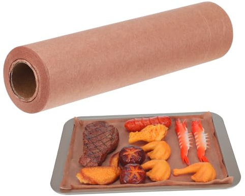 KICHOUSE Butcher Paper Greaseproof Kitchen Kraft Paper Sheet for Air Fryer Accessories Baking Parchment for Grilling and Catering