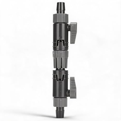 Aquarium Water Control Valve, Double Tap Connector, Plastic Aquarium Filter Connector, Fish Tank Hose Pipe Quickly Release Aquarium Connector(K-16/22mm)