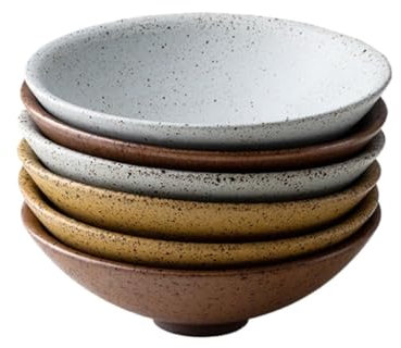 DYHWAC Cuenco de bambú for Sombrero, Cuenco de Fideos Vintage, Cuencos de Sopa for Restaurante, ensaladera de cerámica, vajilla, Cuenco de Cocina for el hogar