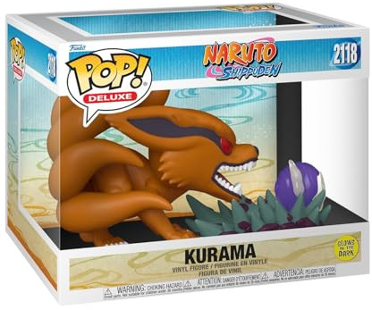 Funko POP! Deluxe: Naruto Shippuden - Kurama - Glow in the Dark - Figura in vinile da collezione - Idea regalo - Prodotto ufficiale - Giocattoli per bambini e adulti