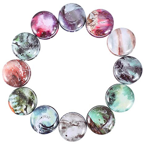 Housoutil 12stücke Teiliges Kerzendosen Mit Deckel Auslaufsicherer Kompakter Diy-kerzenbehälter Und Aufbewahrungsbox Für Duftkerzen Schmuck Bastelbedarf Kleine Kosmetik Und Geschenkartikeln