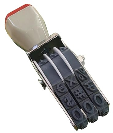 Zahlenstempel 0-9 Nummerierungsstempel Drehbare Ziffern Zahl Datum Einstellbar Einstellbar Business Büro Änderbar