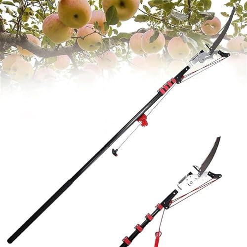 Pole Pruning Saw, Telescopic Extendable Pole Saw Pruner 18ft or 24ft(24ft)