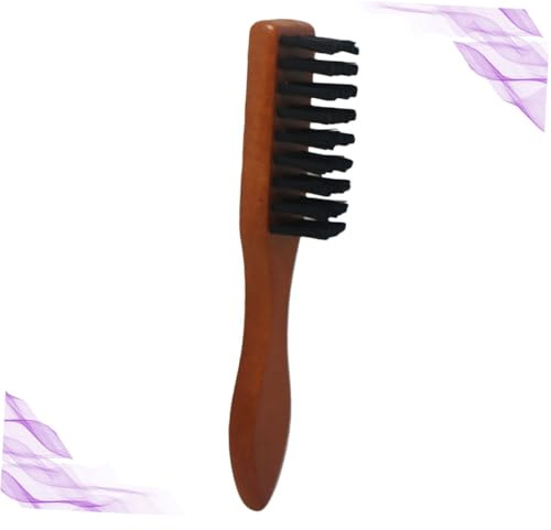 Veemoon Cepillo para Cabello Roto Cepillo para Barba Diseño de Peinado Mango de Madera Retro para Tienda Casa