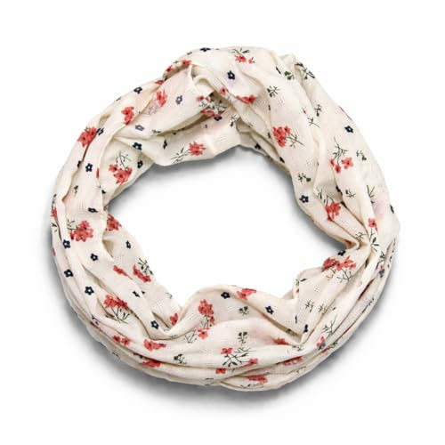 beybey® Damen Loopschal aus 100% Baumwolle – Leichter Rundschal, weich & atmungsaktiv – Viele Farben & Muster