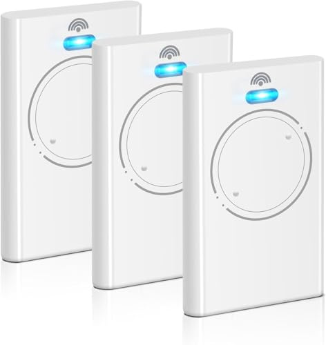2 Canaux Telecommande Portail pour FAAC XT2 868 Modèle, 868MHz Remplacement Telecommande Porte de Garage pour Motorisation de Portail et Porte de Garage (3PCS)