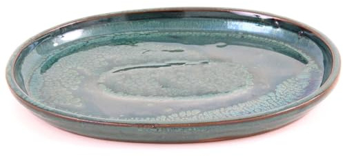 Bonsai - Untersetzer oval 21.5 x 16.5 cm grün 54331