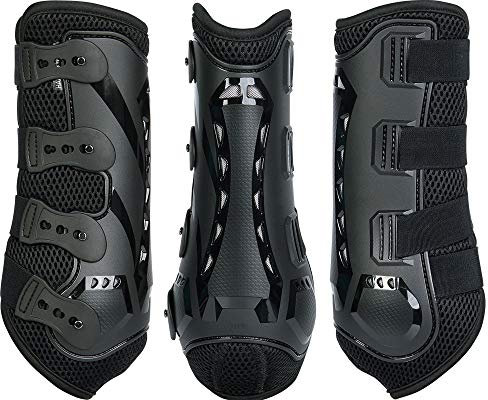 Harry's Horse Gamaschen air mesh pro für vorne, Farbe:schwarz, Größe:L