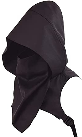 BLESSUME Mittelalter Gugel Steampunk Mönch Kapuze Unisex