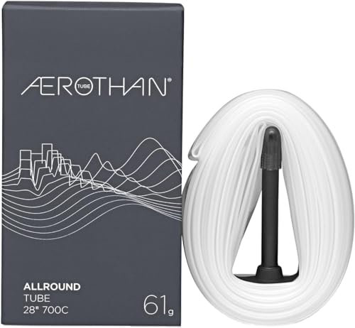 Schwalbe Aerothan Tube 28 SV17E High-End Fahrradschlauch – TPU, 37/50-622, Ventil SV 60mm – Extraleicht, pannensicher – Made in Germany