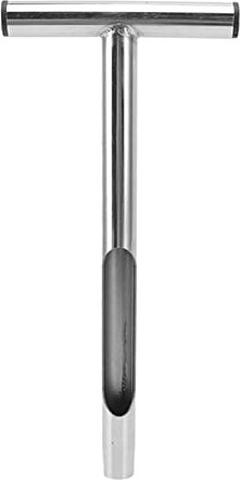 Fdit Kit di Campionamento del Terreno in Materiale in Acciaio Inossidabile Kit di Test del Terreno con Manico in Stile T con 2 Sacchetti Riutilizzabili per Campionatore Strumento per