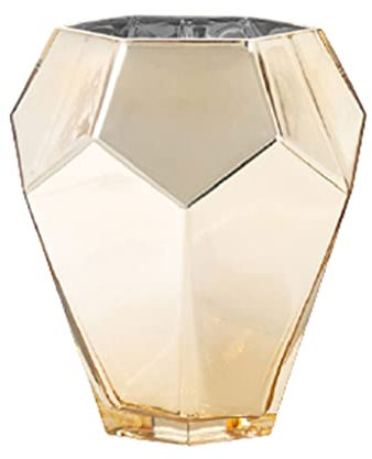 KAAZEE Moderne Vase Tischvase Modern Gold Glas Dekorative Vasen Getrocknete Blumen Vase Wohnzimmer Dekoration Wohnkultur Blumentopf Cachepot Decor Art Dekorative Vase (Blue : Bronze)
