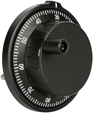 CNC Pulse Encoder Handwheel, 5V 80MM 100PPR Lathe Handwheel Electronic Milling Machine Manual Pulse Generator Hand Wheel, with 0-100 Scale, for CNC MPG