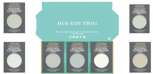 Rust-Oleum Kitchen Cupboard Paint in Satin Finish – Fresh Greens Tester Box