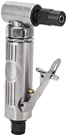 90 Degree Die Grinder, 90° Air Die Grinder, 20000RPM Adjustable Speed Pneumatic Grinder Machine with 1/4in 1/8in Chuck and Motor, Die Grinders