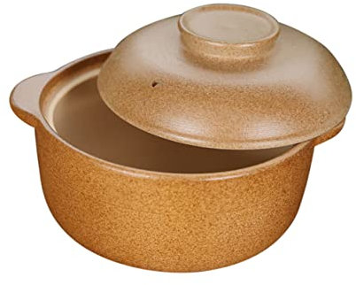 WATIIFUFU Olla De Cerámica Multifuncional 1,6l Cazuela Antiadherente Resistente Al Calor Para Cocina Casera y Guisos Saludables