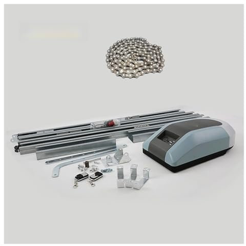 Ouvre-porte de Garage robuste porte d'opérateur 1000N 200W moteur électrique à rouleau de chaîne for porte de Garage de 15 mètres carrés(GD1000 3m Rail)