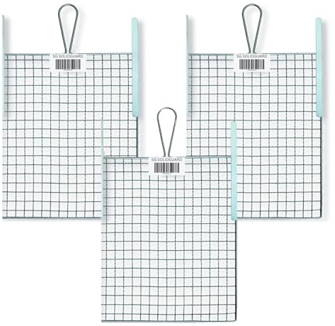 Farbabstreifgitter Abstreifgitter Farbgitter Malergitter SG SOLIDGUARD Metall verzinkt mit Biegestreifen (26 x 30 cm (3Stk))