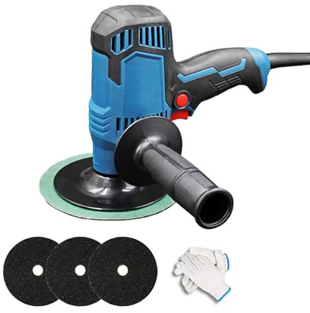 Ponceuse rotative, ponceuse à disque 150MM doublement isolée, ponceuse, 4700RPM/min, 440W, outil de ponçage, for le polissage du bois/métal