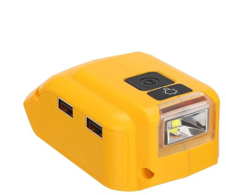 Maodom Convertidores de energía de batería, generador inversor de potencia, generador convertidor de batería portátil con 2 salidas USB y 1 puerto CC para exteriores