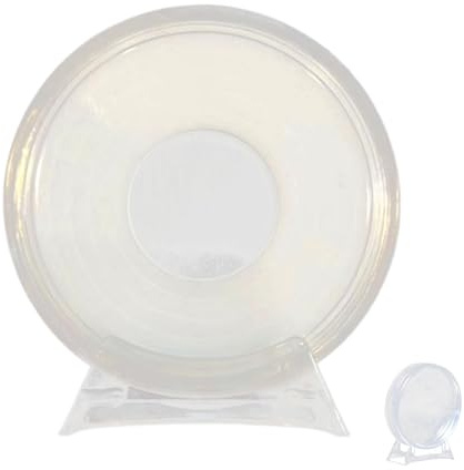 Myntinsamlingsfall, myntsamlingsbox Akryl Clear Coin Holder | Transparent lagringsarrangör, Dollar Protection Case för skrivbordsskåp bokhylla
