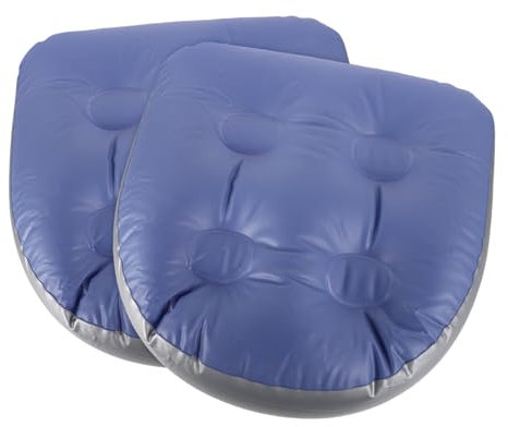 PACKOVE 2stücke Aufblasbares Badewannenkissen Mit Saugnäpfen Für Spa Und Tragbares Sitzkissen Verdicktes Sitzkissen Für Badewanne Und Spa