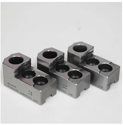 Mandril hidráulico de mordaza dura de alta precisión de 6 pulgadas, mandril de presión de aceite estándar de 3 garras for accesorios de torno CNC(6inch-1step)