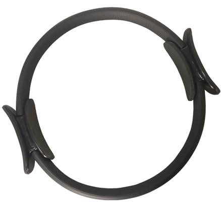 Pilates-Ring-Fitnesstrainer, Pilates-Ring für Matten- und Reformer-Workouts, PilatesRing-Fitnesskreis, 38cm, Yoga-Ringe, gepolsterte Griffe Straffen von Armen, Oberschenkeln/Beinen und Rumpf