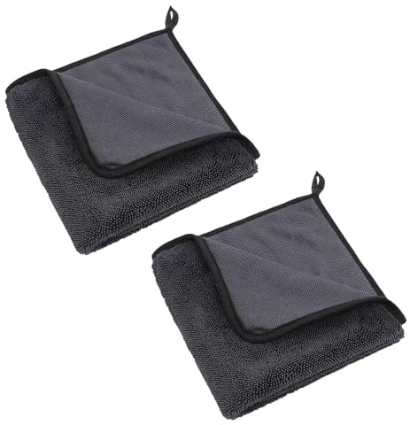40×60 cm Magic Bathroom Drying Cloth 2 Pack for Cleaning Shower Glass | Magic Cloths for Cleaning Shower Glass Streak-Free Thickened for Removing Water in Car Window Shower Bathroom Magic Cloth