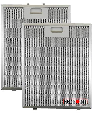 Kit 2 Stück Aluminium-Fettfilter Austauschfilter Dunstabzugshaube Für BEST mm.239 x 298 x 9