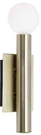 BRILLIANT Lampe Lucky Wandleuchte messing antik | 1x QT14, G9, 1, geeignet für Stiftsockellampen (nicht enthalten) | Für LED-Leuchtmittel geeignet