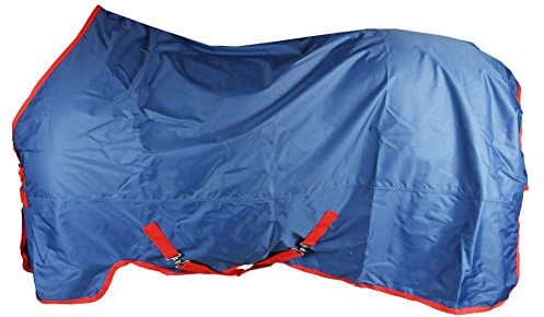 Horseware Mio Turnout Medium 200g - Dark Blue & Red