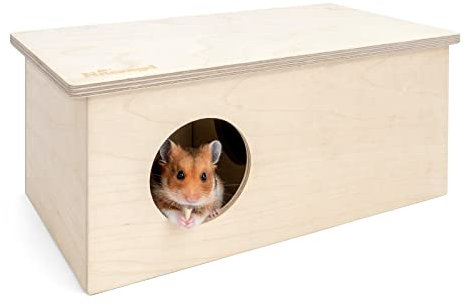 Niteangel Birkenkammer-Labyrinth-Hamsterversteck – kleine Haustiere, Waldhaus, Lebensräume, Dekoration für Hamster, Mäuse, Rennmäuse, Mäuse, Mäuse, Mäuse, Mäuse, Mäuse