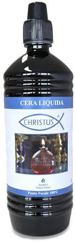 Cera Liquida 1 LT per Candele - Adatto per Uso Interno e Liturgico | Conforme Normative Europee