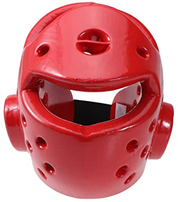 Garneck EVA Boys and Girls Headgear Air Vented Ear Design Chin Strap and Shock-Absorbing Padding for Taekwondo and Kickboxing Sparring Training