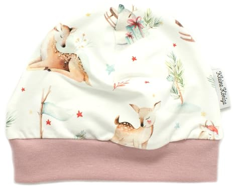 Kleine Könige Mütze Baby Mädchen Beanie · Viele Muster und Größen · Ökotex 100 Zertifiziert · Kopfumfang 35-58cm wählbar