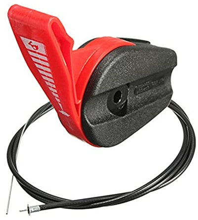 MUEOSI Câble d'accélérateur for tondeuse à gazon, interrupteur de commande universel, Kit de poignée de levier, tondeuses à gazon électriques à essence Interrupteur d'accélérateur pour tondeuse à gazo