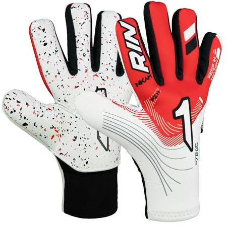 Rinat Guanti Portiere Nkam AS Adulto Bianco Rosso Taglia 8