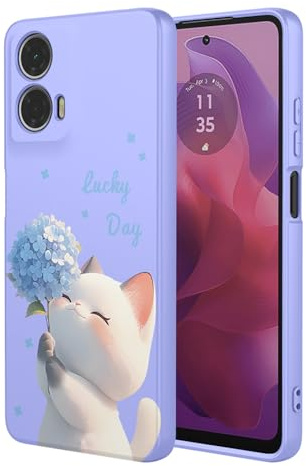 BORYA Silicona Funda para Motorola Moto E14 / Moto G24 / Moto G04, Ultradelgado Antigolpes Sedoso Suave Premium TPU Carcasa, Elegante Sencillo Color Patrón Estuche, Forro Microfibra Caso, P9