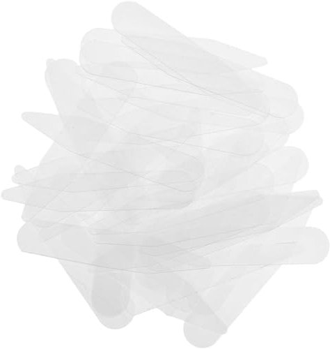 JEYORZY Set aus 80 Kragenstäbchen - Hemdkragenverstärker für Herrenhemden, damit der Hemdkragen den ganzen Tag perfekt sitzt, Ideal für Vater und Ehemann