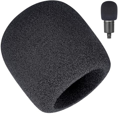 Microphone Pop Filter Windscreen for Audio-Technica AT-2020 AT-2035 AT-2040 AT-2050 ATR2500 ATR2500X AT-4040，Noise Reduction Gaming Mic Foam Covers，Mic Isolation Shield Acoustic Recording Filter