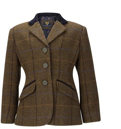 Shires Aubrion Saratoga Childs Riding Jacket - Oak Brown Check 24