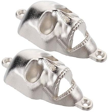 2 Apribottiglie Pezzi Teschio di Zinco Lega Halloween