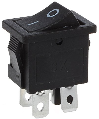 Pqahffowr 10 x DPST Interruttore bipolare unidirezionale a bilanciere 10A/125V 6A/250V AC