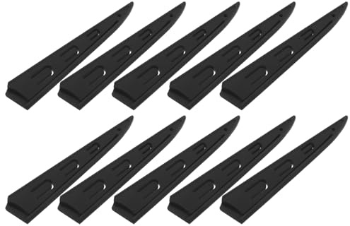 ZUNOXAZ 10 Pièces Étuis de Protection Plastique pour Couteaux de Cuisine Manchons de Sécurité pour Lames de Couteaux de Chef et Hachoirs Conception Ventilée pour Ranger et Transporter