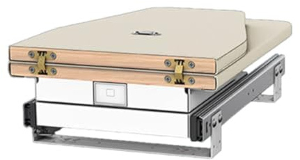 Pobbycrafm ASSE da Stiro Salvaspazio Tavola da Stiro Girevole A 180° ASSE da Stiro A Muro Tavolo da Stiro Fodera Resistente al Calore Beige