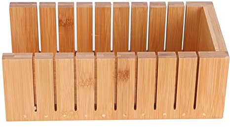 Cocoarm Juego de Cortadores de, Herramienta para Cortar de Madera de Pino con Cuchillos Rectos y Ondulados de Acero Inoxidable 304, 15 X 28 Cm, para Hecho a Mano, Pan, Tostadas, Pasteles,