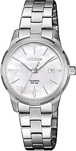 CITIZEN Quartz klocka damklocka EU6070-51D, silver, Minimalistisk, elegant