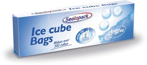 Sealapack 12 Ice Cube Bags, Make Over 800 Ice Cubes